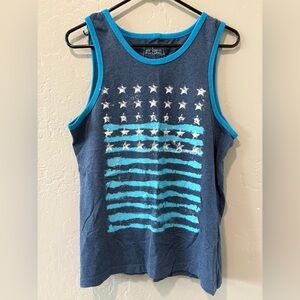 Urban Pipeline Blue Patriotic Tank Top
